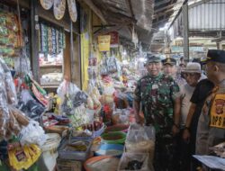TNI-Polri dan Pemda Pringsewu Cek Ketersediaan Bahan Pokok Jelang Ramadhan