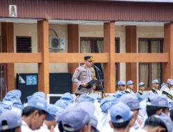 Pejabat Polres Pringsewu Jadi Pembina Upacara di Sekolah, Berikan Motivasi Ajak Pelajar Jauhi Kenakalan Remaja