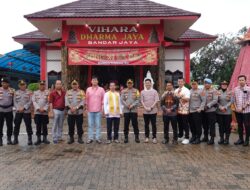 Kapolres Lamteng Tinjau Pengamanan Perayaan Imlek