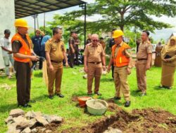Kejari Pringsewu Laksanakan Peletakan Batu Pertama Mushola Al-Aldi