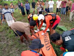 Dua Hari Pencarian, Korban Hanyut Di Sungai Way Bulok Pringsewu Ditemukan Meninggal Dunia