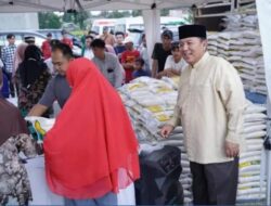 Pemprov Lampung Gelar Operasi Pasar Beras Medium di Pekon Klaten Kecamatan Gadingrejo