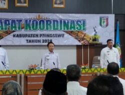 Pj.  Pringsewu Pimpin Rakor Dengan Sejumlah OPD