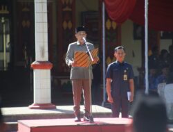 HUT Lampung ke-60,  Ketua DPRD Lambar di Daulat Menjadi Inspektur Upacara