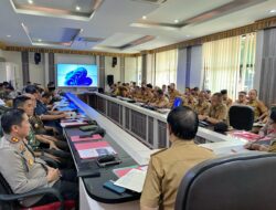 Jelang Idul Fitri Pj Bupati Lampung Barat Rakor Bersama Forkopimda