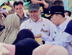 Pj.Bupati Pringsewu Tinjau Gerakan Pangan Murah