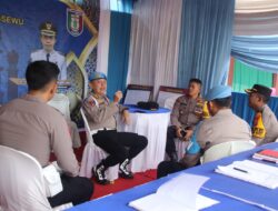 Divisi Propam Polri Tinjau Pos Pengamanan Idul Fitri di Pringsewu, Ini Tujuannya