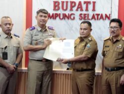 Audiensi dengan Bupati, BPN Lampung Selatan Serahkan 13 Sertifikat Pakai Pemda