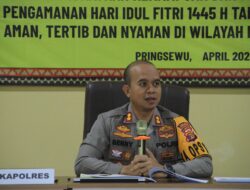 Polres Pringsewu gelar Latihan Pra Operasi Ketupat 2024