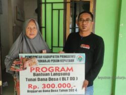 Pekon Kaputran Salurkan Bantuan BLT, Warga: Alhamdulilah Bantuan Ini Sangat Membantu