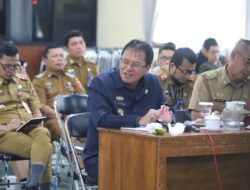 Nukman Pimpin Rapat Progres Rencana Pengembangan Pembangunan Pasar Tematik Jelajah Danau Ranau