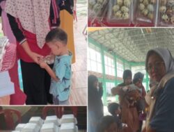 Pembagian PMT di Pekon Mulyorejo Berlangsung Sukses Dilaksanakan
