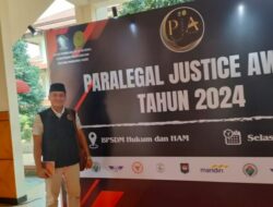 Kakon Sumberejo Firli Jadi Kandidat Paralegal Justice Award 2024