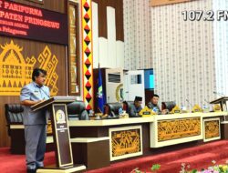Pj.Bupati Pringsewu Jawab Pemandangan Umum Fraksi-fraksi DPRD