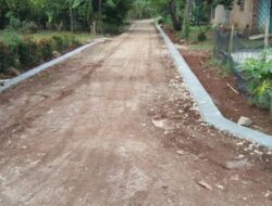 Pekon Banjarejo Bangun Talud Penahan Tanah Gunakan Dana Desa
