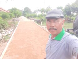 Pembangunan Rabat Beton Pekon Srikaton Wujud Nyata Penggunaan Dana Desa