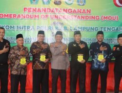 Hadiri MoU Senkom Polri Dengan Ponpes, Ini Pesan Kapolres Lampung Tengah Jelang Pilkada 2024