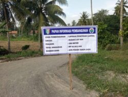 Way Ngison Lakukan Pembangunan Lapen Untuk Tumbuh Kembang Pekon