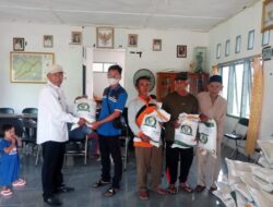 Pekon Kutawaringin Salurkan Bantuan Beras CBP Tahap lV