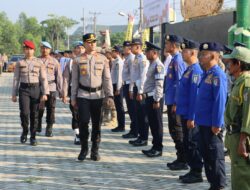 Kesiapan Pengamanan Pilkada Serentak 2024, Polres Pringsewu Laksanakan Apel Gelar Pasukan Operasi Mantap Praja