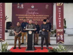 Hari Ini, KPU Way Kanan Buka Pendaftaran Pasangan Bupati dan Wakil Bupati