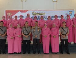 Kapolres Lampung Tengah Pimpin Upacara Pelantikan Jabatan Kasat Res Narkoba, Sertijab dan Pisah Sambut Kasi Propam
