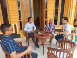 Dit Intelkam Polda Lampung Silaturahmi dengan Ketua Kelompok Penggarap Tanah Eks. Kawasan Hutan Desa Mekar Mulyo