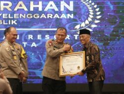 Polres Way Kanan Raih Penghargaan Ombudsman RI