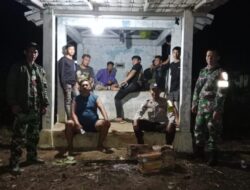 Pasca Pilkada 2024, TNI – Polri Gelar Patroli Malam Ajak Warga Jaga Kamtibmas di Banjit