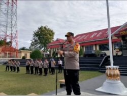 Apel Jam Pimpinan, Kapolres Way Kanan Instruksikan Jajaran Atensi Terhadap Lima Tindak Pidana dan Kasus Kelompok Rentan