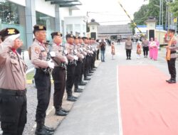 Tradisi Welcome And Farewell Parade Sambut Kapolres Tuba