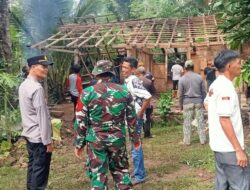 Polres Tanggamus Memulai Bedah Rumah Warga Pekon Sindang Marga