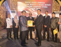 KPU Lampura Tetapkan Hamartoni-Romli Bupati dan Wakil Bupati Terpilih Periode 2025-2030