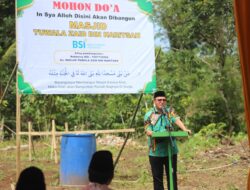Nukman Lakukan Peletakan Batu Pertama Pembangunan Masjid Tuwala Zaid Bin Haritsah