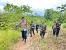 Harimau Masuk Kandang Jebak, Kapolres Pesibar Meninjau Lokasi di Pekon Rawas