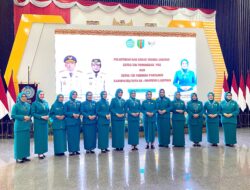 Purnama Wulan Sari Mirzani Dzausal Lantik Ketua TP PKK Lampung Barat