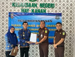Kejaksaan Negeri Waykanan Terima Hibah Tanah dari Pemkab