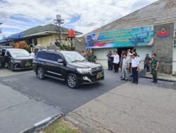 Sambangi Lanudad Gatot Soebroto Kasad TNI AD Disambut PJ Setdakab, Ini Tujuannya