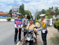 Operasi Keselamatan Krakatau 2025 Polres Way Kanan, di Dominasi Pelanggaran Pengendara Roda 2