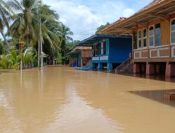 Hampir Sepekan Ratusan Rumah Di Way Kanan Terendam Banjir