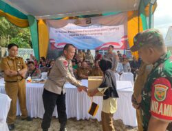 Dukung Program MBG, Polres Way Kanan Laksanakan Ground Breaking Dapur SPPG oleh Kapolri Secara Daring di Banjit