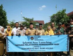Wabup Lampung Timur Azwar Hadi Launching Program Makan Bergizi Gratis di Desa Donomulyo