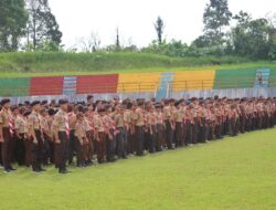 Kwarcab Pramuka Lampung Barat Gelar Apel Besar Hari Pramuka ke-64