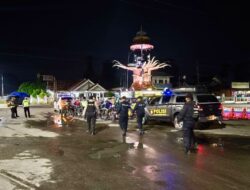Patroli Skala Besar TNI-Polri Jaga Keamanan dan Ketertiban di Lampung Tengah