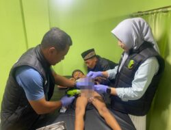 Polres Way Kanan Bakti Sosial Sunatan Massal di Sukosari Baradatu