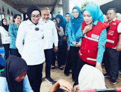 Ketua PMI Provinsi Lampung, Serahkan Bantuan Kepada Penyandang disabilitas dan Lansia