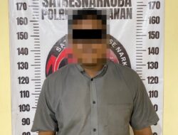 Seorang Pemuda Diamankan Satresnarkoba Way Kanan