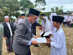 72 Santri Terima Bantuan Pendidikan BAZNAS Lampung Barat