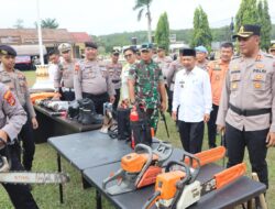 Polres Way Kanan Gelar Apel Kesiapan Tanggap Darurat Bencana Alam 2025