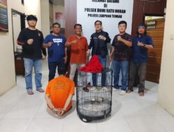 Tidur Sambil Nonton TV, Pencuri Burung dan Motor di Lampung Tengah Diciduk Tekab 308 Presisi